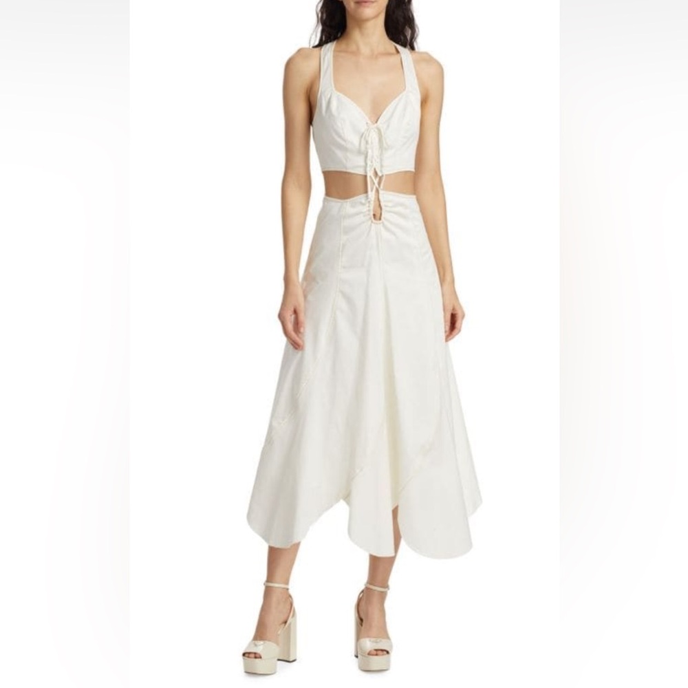 Cult Gaia cream dress size 2